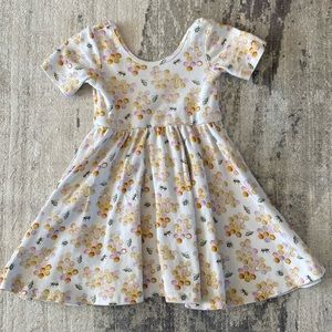 3T Nola Tawk White dress with bees